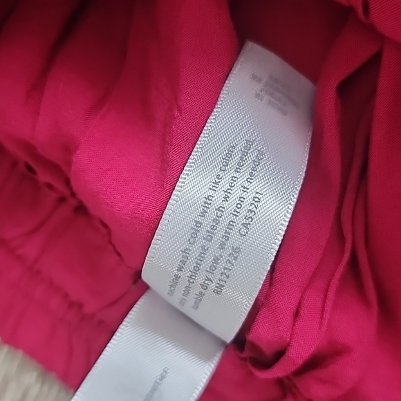 LORIMER NYC Raspberry Red Pleated Circle Skater Skirt - Picture 6 of 7